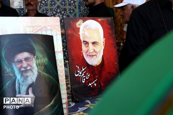 حال و هوای چایخانه حرم امام رضا علیه السلام برای تشییع رهبر شهید