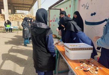 برگزاری بازارچه دانش‌آموزی در مدارس خدابنده