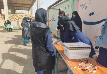 برگزاری بازارچه دانش‌آموزی در مدارس خدابنده