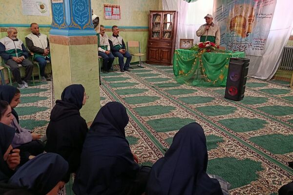 گسترش فرهنگ رضوی؛ خادمان حرم امام رضا(ع) مهمان مدارس فیروزکوه