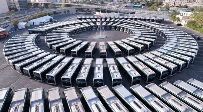 تحول در حمل‌ونقل پایتخت با ورود هزاران اتوبوس نو