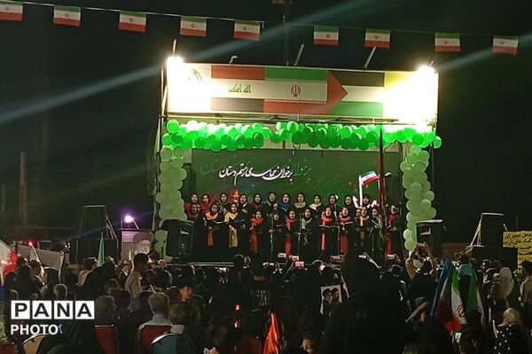 طنین عطر ولایت در میدان امام خامنه ای ورامین