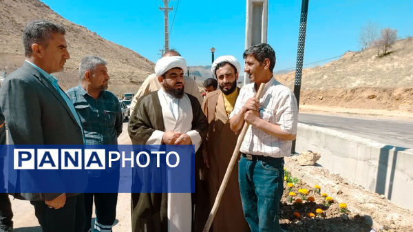 تجلیل از شهردار شهرستان مارگون به مناسب زیباسازی شهر