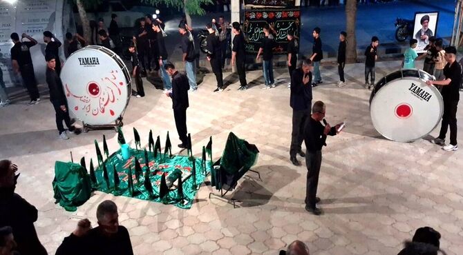 فضای معنوی محرم در شهر مال‌خلیفه 