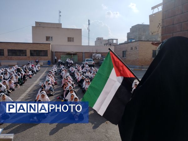 جشن سراسری به شکرانه پیروزی مردم غزه در مدرسه نشاط اسلامشهر