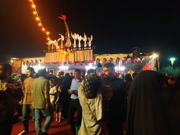 حضور پرشور عاشقان اباعبدالله در کشتی نجات محرم