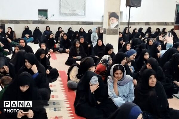 سوگواری مردم روستاهای شهر قلعه رئیسی در پی شهادت رهبر انقلاب