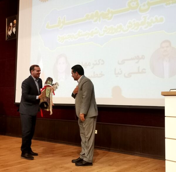 آیین تکریم و معارفه سرپرست آموزش و پرورش شهرستان بجنورد 