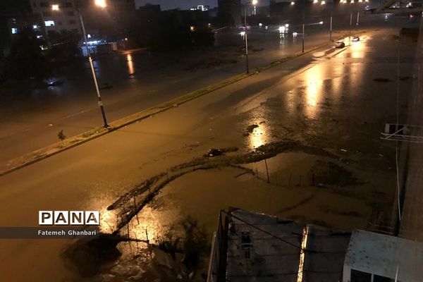بارش شدید باران و آبگرفتی شهرها در خوزستان