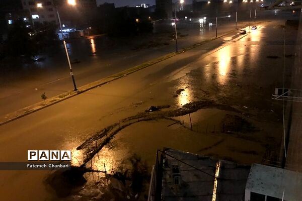بارش شدید باران و آبگرفتی شهرها در خوزستان