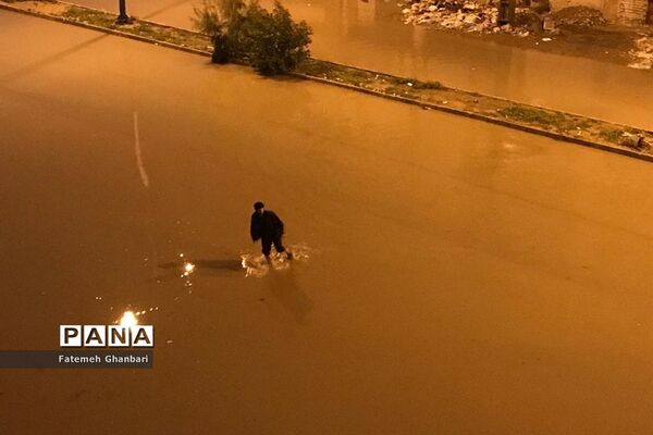 بارش شدید باران و آبگرفتی شهرها در خوزستان