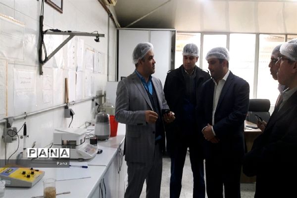 بازدید معاون تربیت بدنی و سلامت و روسای ادارات آموزش و پرورش آذربایجان شرقی ازمحصولات غذایی نظری