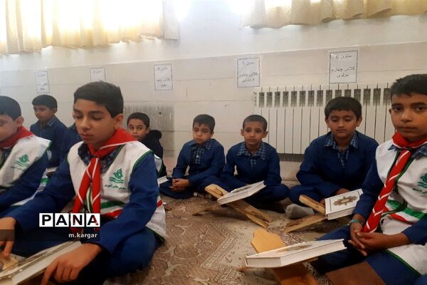 محفل قرآنی در دبستان حضرت قاسم (ع) یزد