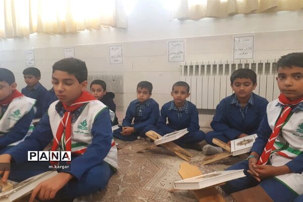 محفل قرآنی در دبستان حضرت قاسم (ع) یزد