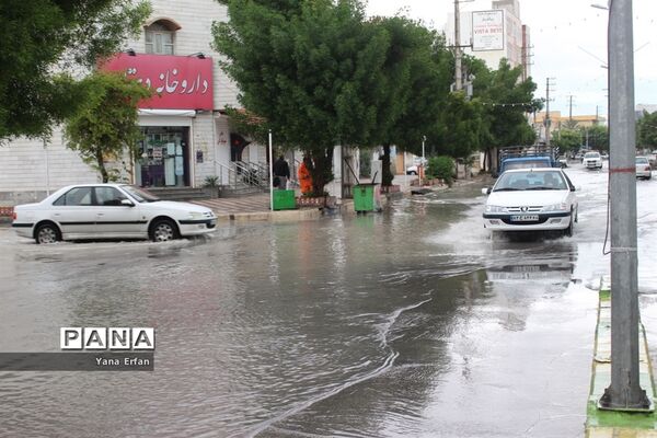 بارندگی امروز در بوشهر