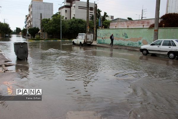 بارندگی امروز در بوشهر
