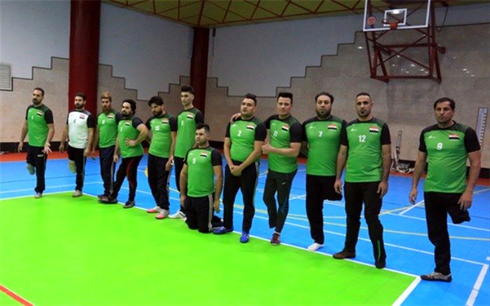 برگزاری مسابقه دوستانه والیبال نشسته جانبازان و معلولان بین عراق و تیم پاکدشت