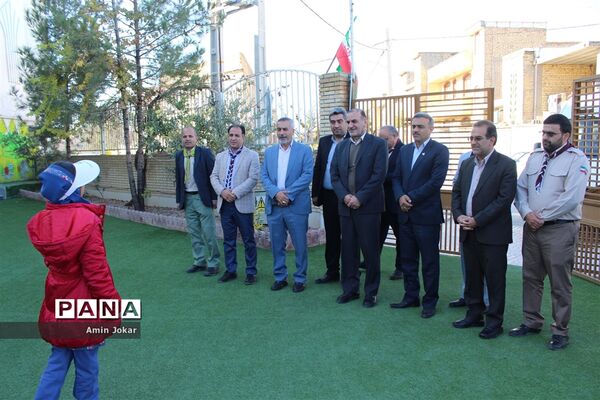 بازدید مشاور رئیس سازمان دانش آموزی کشور از مدرسه تمام تشکیلاتی گندم شهرستان مرودشت