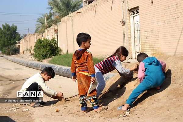 شهرستان کارون پس از باران