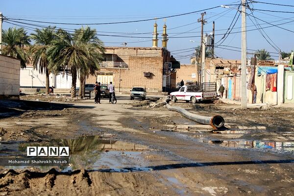 شهرستان کارون پس از باران