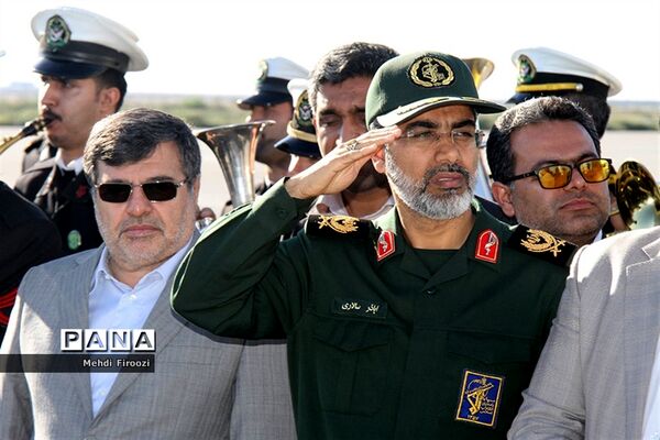 ورود پیکر مطهر دو شهید گمنام به استان هرمزگان
