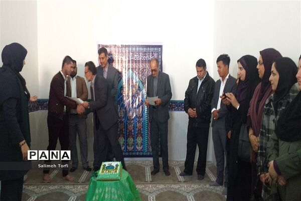 افتتاح نمازخانه آموزشگاه متوسطه طریق القدس ورضوان حمیدیه