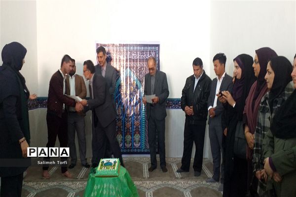 افتتاح نمازخانه آموزشگاه متوسطه طریق القدس ورضوان حمیدیه