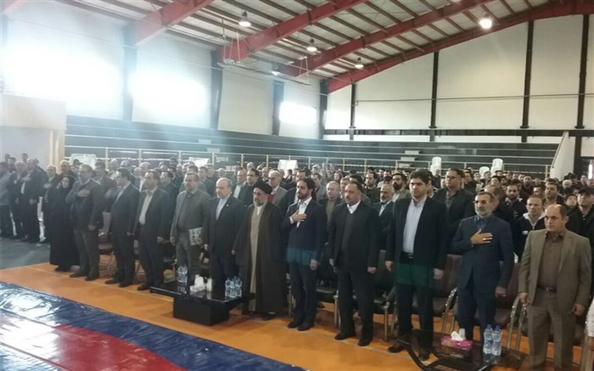 سالن کشتی تنکابن افتتاح شد