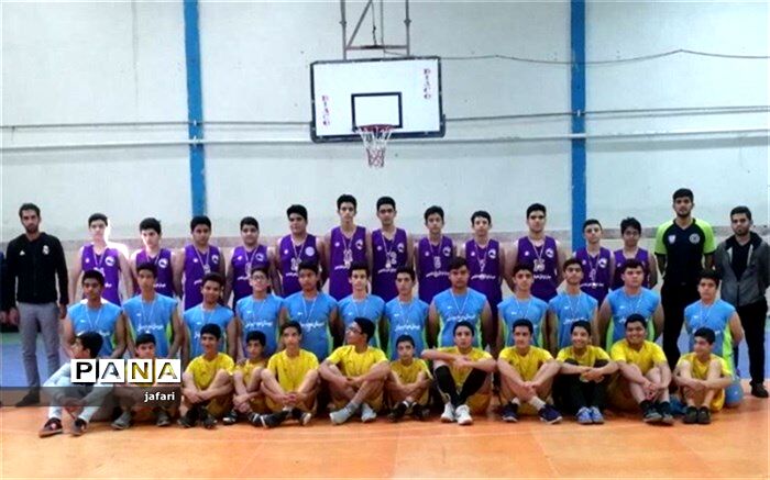 پایان رقابت بسکتبالیست های دانش آموز درناحیه یک یزد