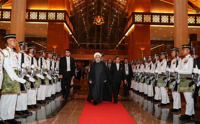 روحانی وارد کوالالامپور شد