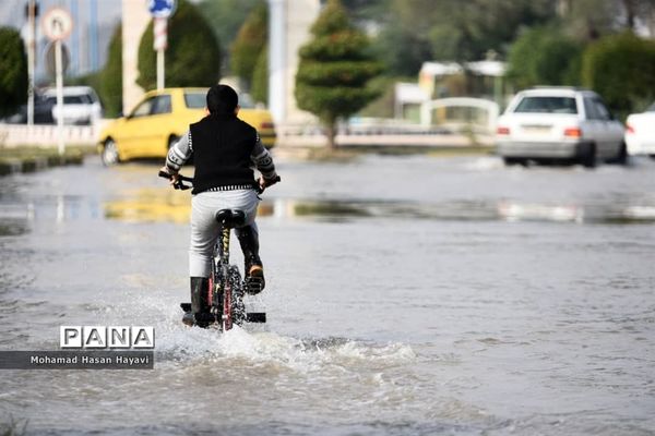 خیابانهای آبادان در محاصره آب گرفتگی