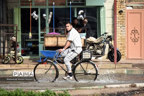 خیابانهای آبادان در محاصره آب گرفتگی