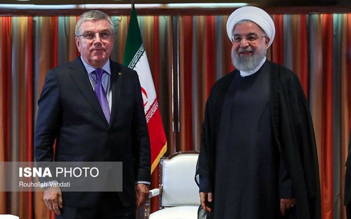 نامه «توماس باخ» به رییس جمهور ایران