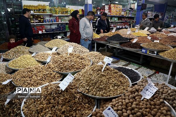 خرید شب یلدا دربازار شهرستانی