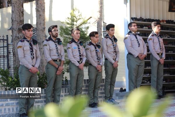 مراسم تشییع دانش آموز پیشتاز در خراسان جنوبی