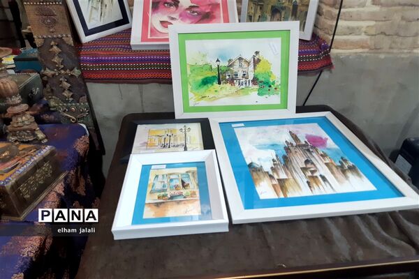 برپایی بازارچه صنایع دستی در سرای فاتح نی ریز