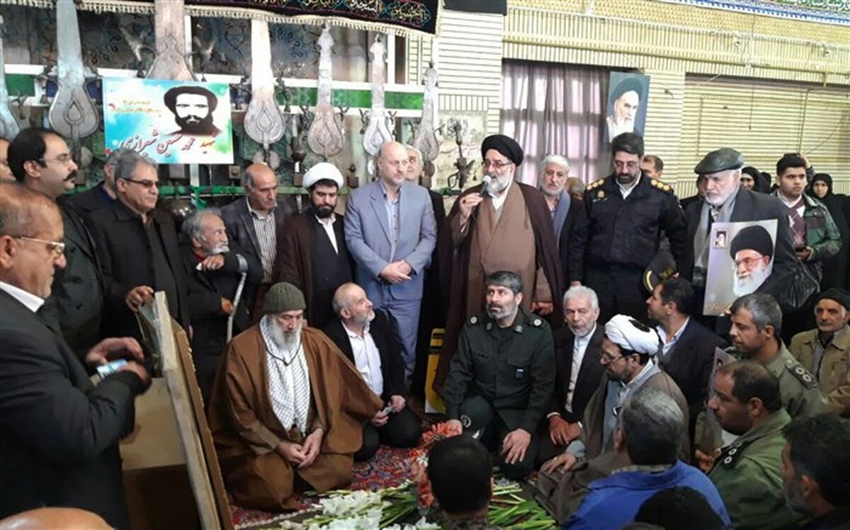 گلباران مزار شهدای  دهم دی 57 ورامین