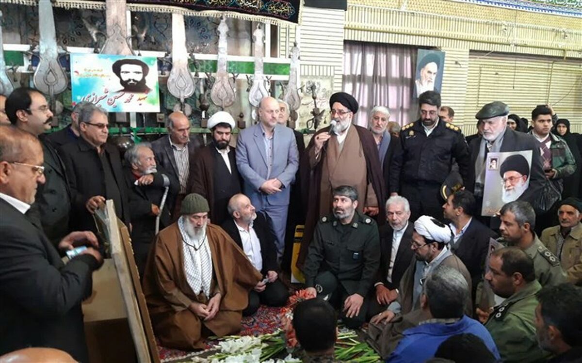 گلباران مزار شهدای  دهم دی 57 ورامین