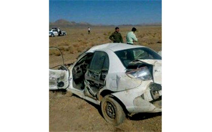 واژگونی خودرو در جاده بافق – بهاباد 2 مصدوم بر جای گذاشت
