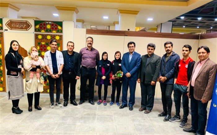 دانش آموز دختر بوشهری نائب قهرمان تنیس روی میز نوجوانان آسیای میانه  شد