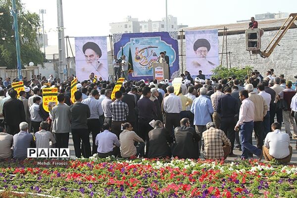 تجمع فرهنگیان استان به‌مناسبت یوم الله  ۹ دی