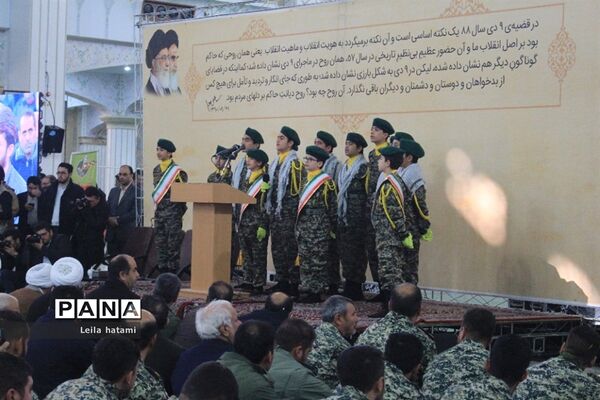 تجمع بزرگ مردم تبریز به مناسبت گرامیداشت حماسه ۹ دی