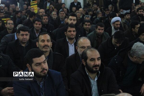تجمع بزرگ مردم تبریز به مناسبت گرامیداشت حماسه ۹ دی