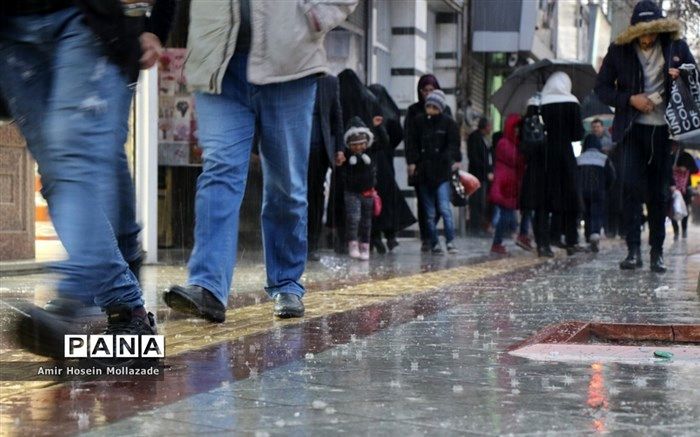 تداوم فعالیت سامانه بارشی تا پایان هفته