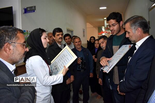 تجلیل از پرستاران دربهاباد
