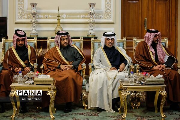 دیدار وزیر امور خارجه قطر با رئیس مجلس