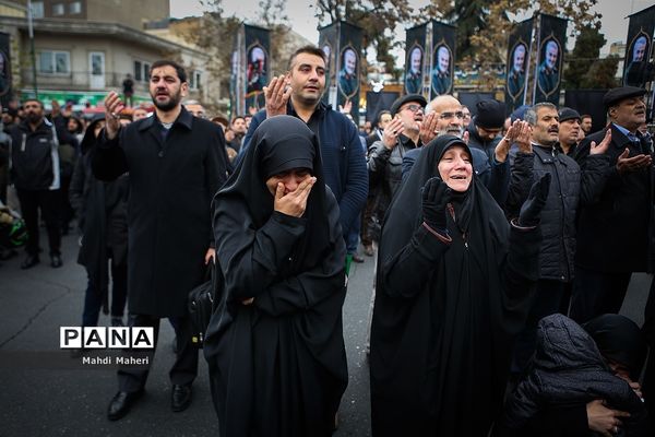 راهپیمایی دانشجویان تهران در پی شهادت سپهبد قاسم سلیمانی