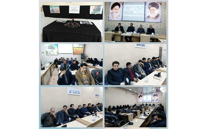 فرهنگیان و دانش آموزان گناباد با یاد سردار شهید حاج قاسم سلیمانی گریستند