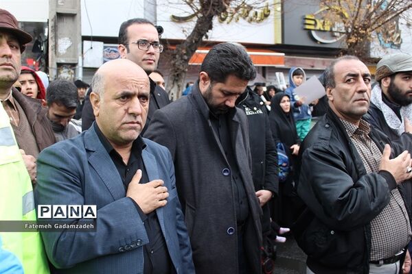 تجمع باشکوه مردم اسلامشهردرمحکومیت جنایت آمریکا و گرامیداشت شهادت سردارقاسم سلیمانی