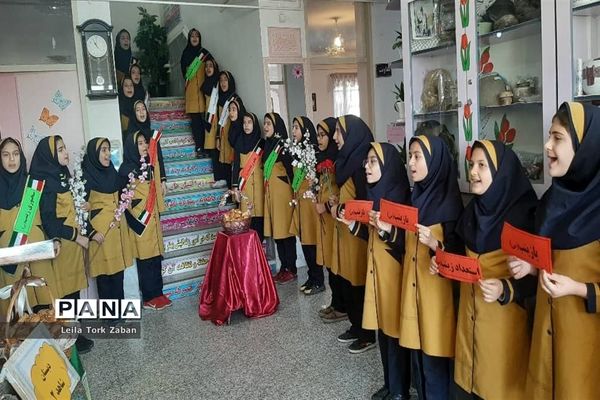 جشن ولادت حضرت زینب (س) در دبستان شاهد ٢ ملایر